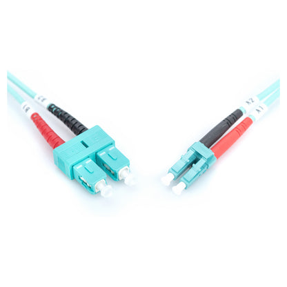 DIGITUS LWL Patchkabel LC -> SC 5.00m Multimode Duplex OM3