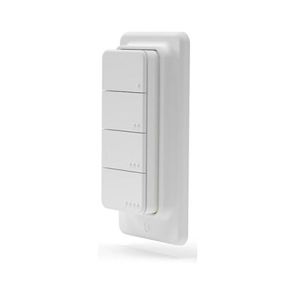 Shelly Plug & Play "Blu RC Button 4" Fernbedienung inkl. Magnethalter 4-fach 16 Aktionen Weiß