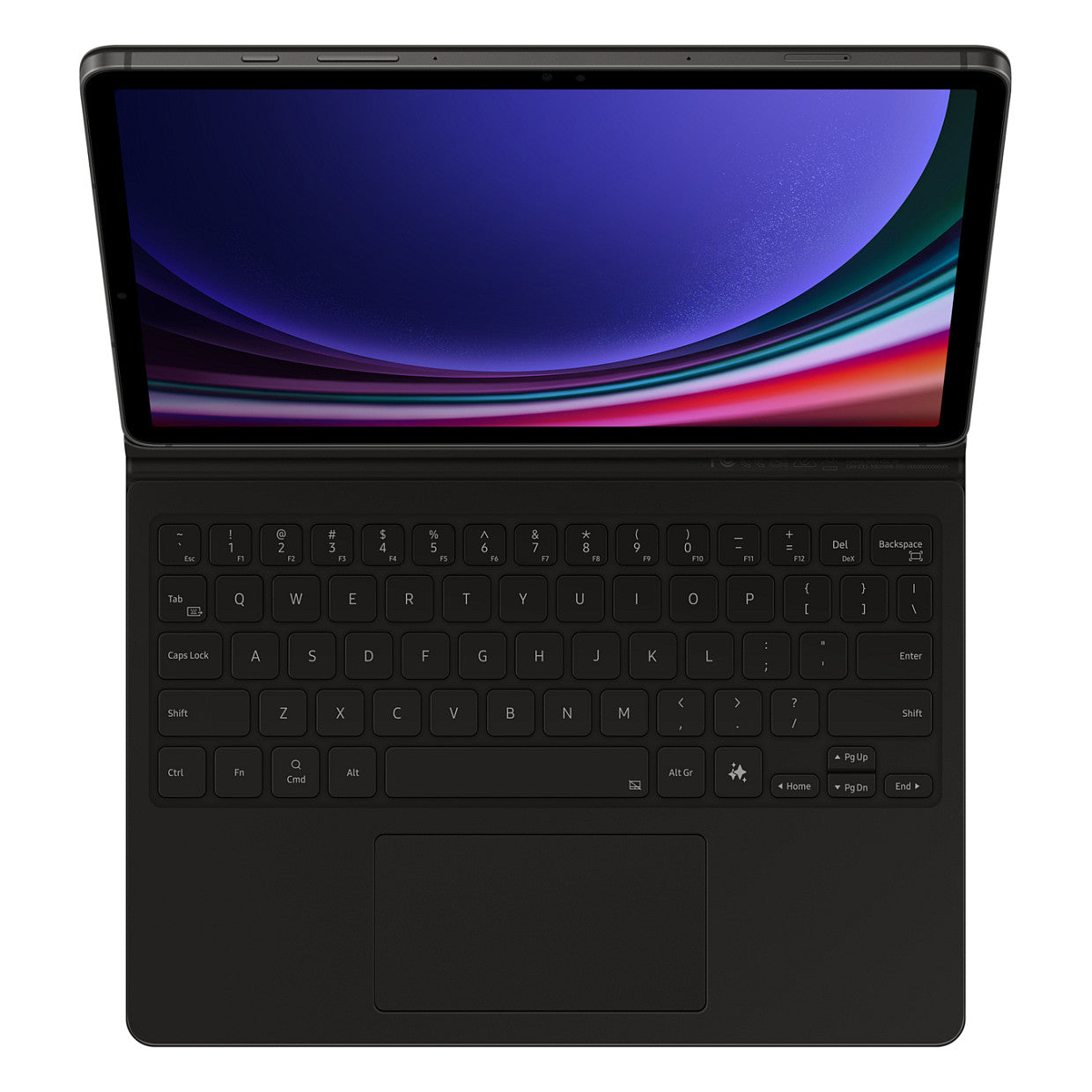 Samsung Book Cover Keyboard für Galaxy Tab S9/9 FE/S10 black