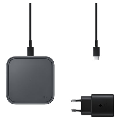 Samsung Wireless Charger Pad mit Adapter EP-P3400T Dark Gray