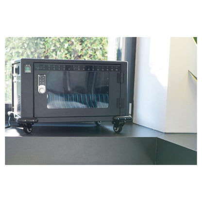 DIGITUS Mobiler Ladeschrank für 16 Tablets bis 13 Zoll, USB-A