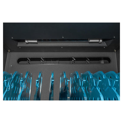 DIGITUS Mobiler Ladeschrank für 30 Notebooks / Tablets bis 15,6 Zoll, Datensynchronisation, UV-C, USB-A