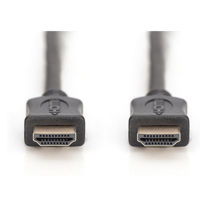 DIGITUS HDMI-Kabel A->A Ethernet St/St 4K 3.0m schwarz gold