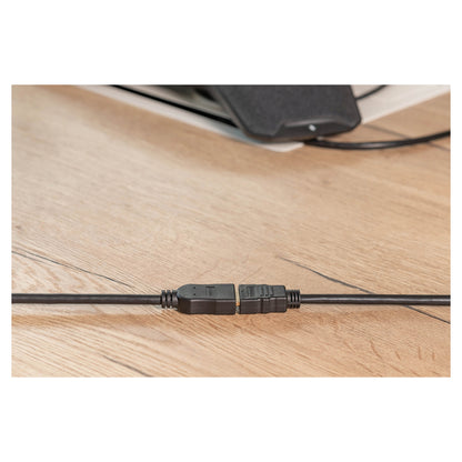 DIGITUS HDMI Verlängerungskabel m. Ethernet 4K 5m schwarz