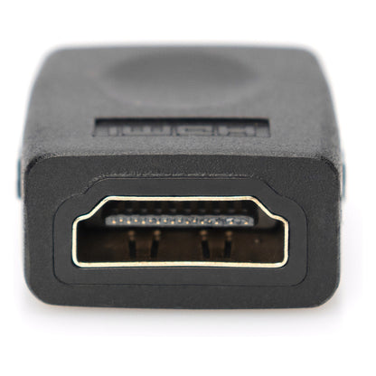 DIGITUS HDMI Adapter 4K, 3D fähig, Ethernet, schwarz