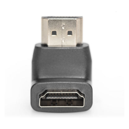 DIGITUS HDMI Adapter, 90° gewinkelt, schwarz-gold