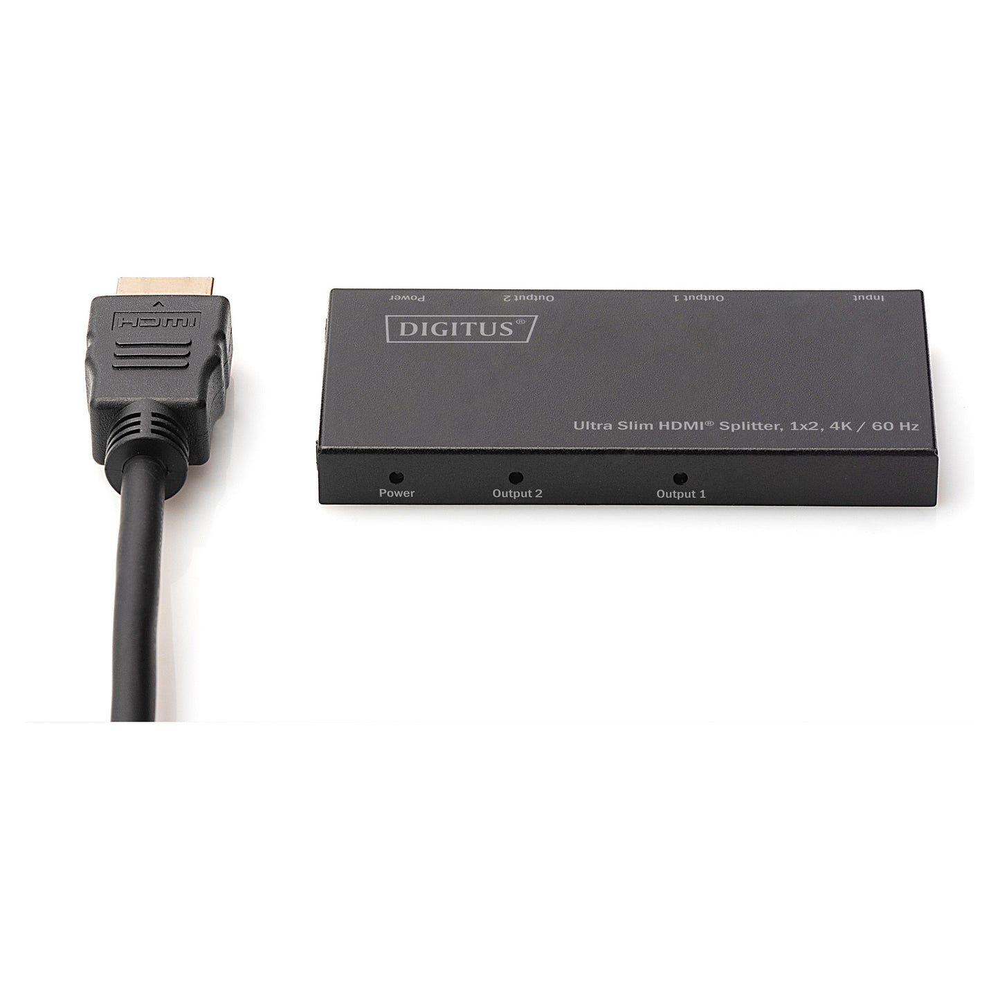 DIGITUS Ultra Slim HDMI Splitter, 1x2, 4K / 60 Hz