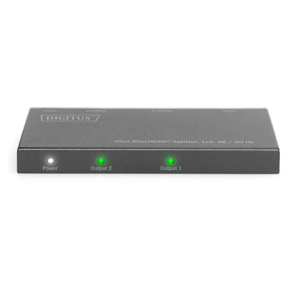 DIGITUS Ultra Slim HDMI Splitter, 1x2, 4K / 60 Hz