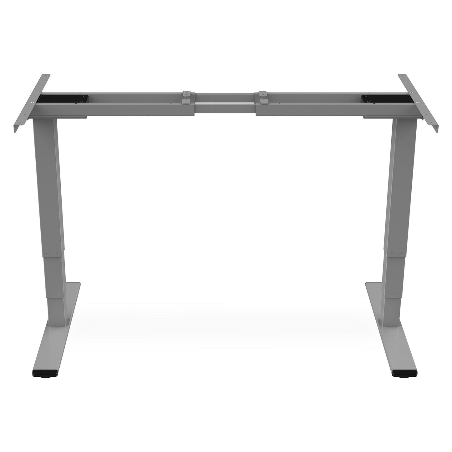 DIGITUS Elektrisch höhenverstellbares Tischgestell, Dual-Motor, 3-Stufen, Grau