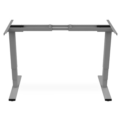 DIGITUS Elektrisch höhenverstellbares Tischgestell, Dual-Motor, 3-Stufen, Grau