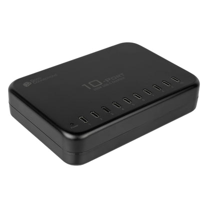 GoodConnections USB Desktop Schnellladestation 200W 10-Port USB-C Schwarz