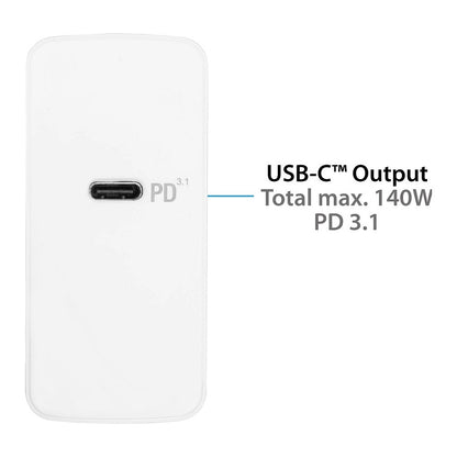 GoodConnections Charger 140W USB-C QC5.0 incl. 1,2m USB-C Cable Weiß