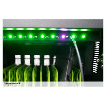 GoodConnections ANTARES PRO T30C Tablet-Ladewagen bis 11" USB-C 30W Port PD3.0 UVC-Desinfektion Grau