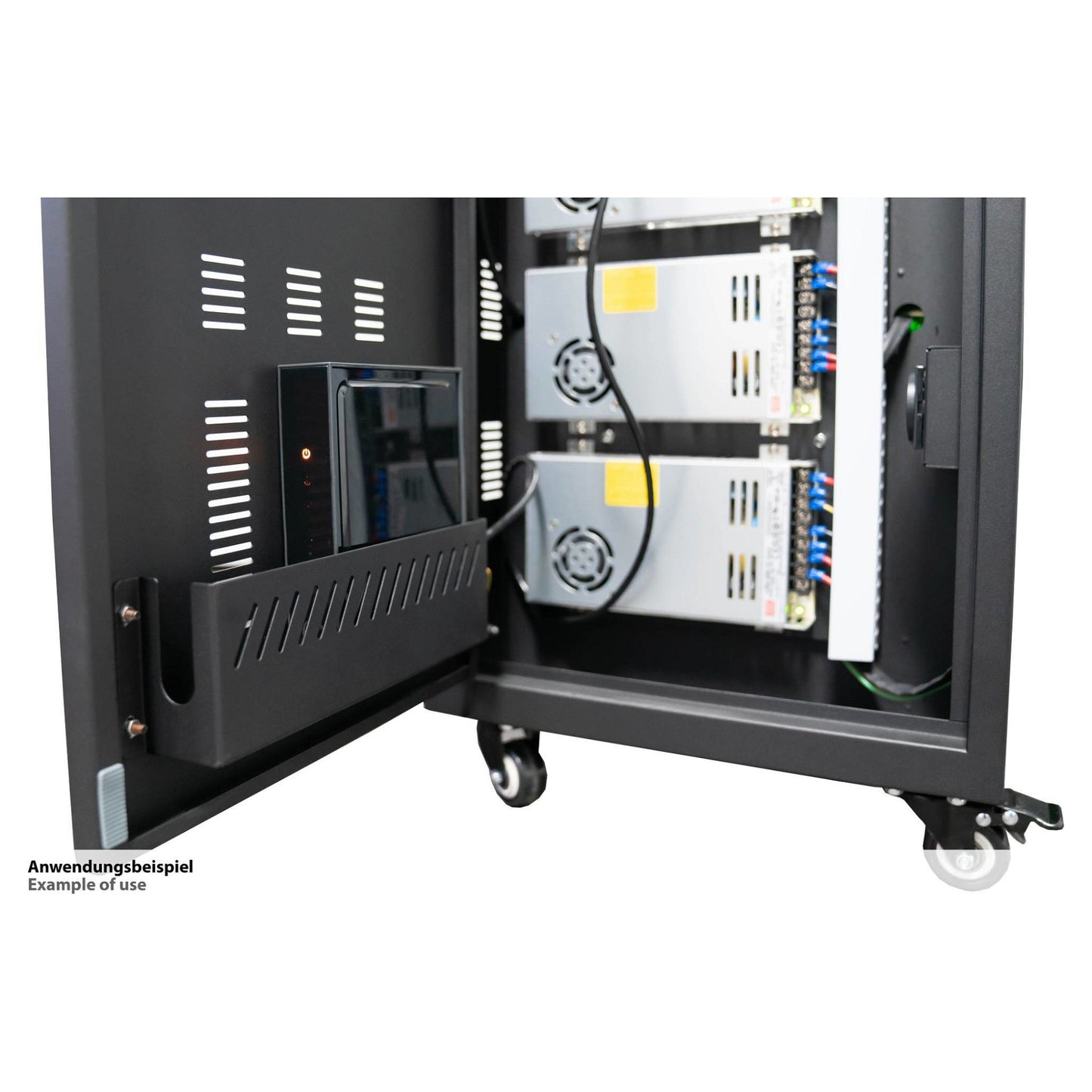 GoodConnections ANTARES PRO T30C Tablet-Ladewagen bis 11" USB-C 30W Port PD3.0 UVC-Desinfektion Grau
