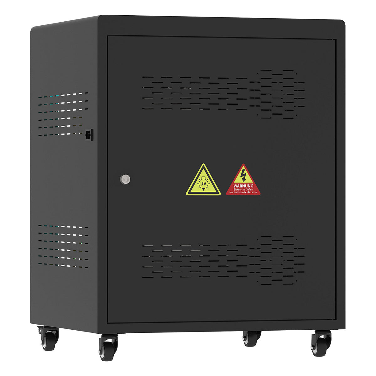 GoodConnections ANTARES PRO N24C Notebook-Ladewagen bis 15,6" USB-C 65W Port PD3.0 UVC-Desinfektion Schwarz