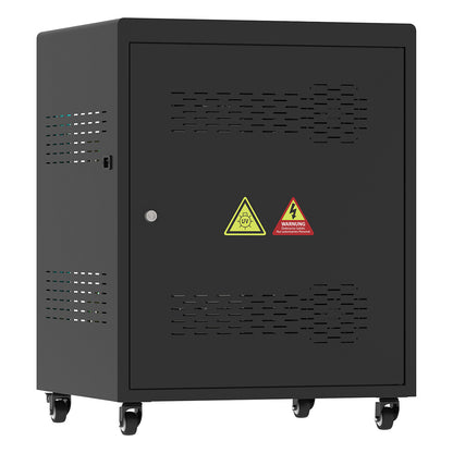 GoodConnections ANTARES PRO N24C Notebook-Ladewagen bis 15,6" USB-C 65W Port PD3.0 UVC-Desinfektion Schwarz