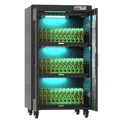GoodConnections ANTARES PRO N36C Notebook-Ladewagen bis 15,6" USB-C 65W Port PD3.0 UVC-Desinfektion Schwarz