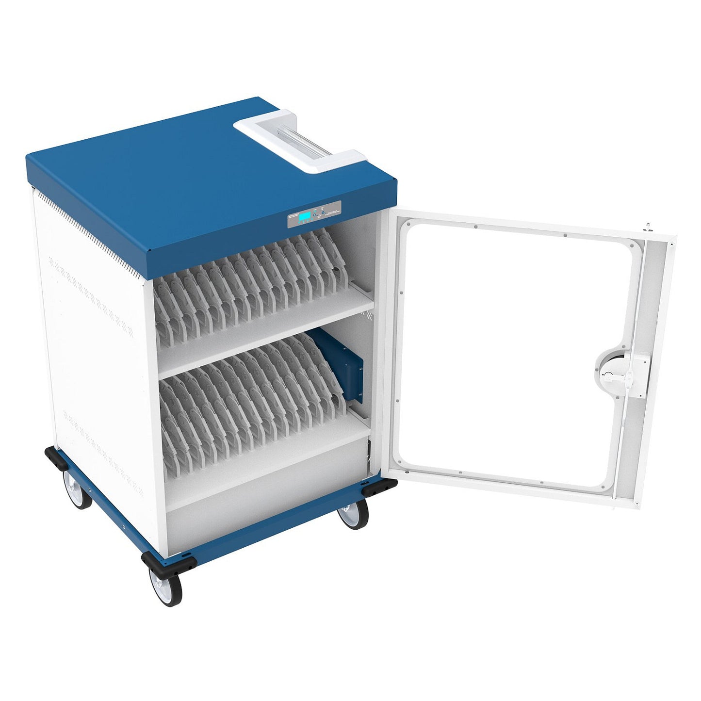 GoodConnections GEMMA N32 Notebook-Ladewagen Weiß/Blau