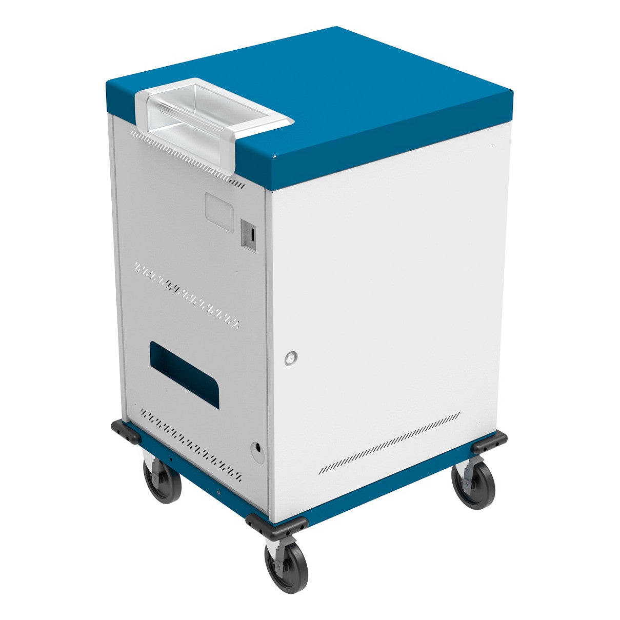 GoodConnections GEMMA N32 Notebook-Ladewagen Weiß/Blau