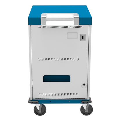 GoodConnections GEMMA N32 Notebook-Ladewagen Weiß/Blau