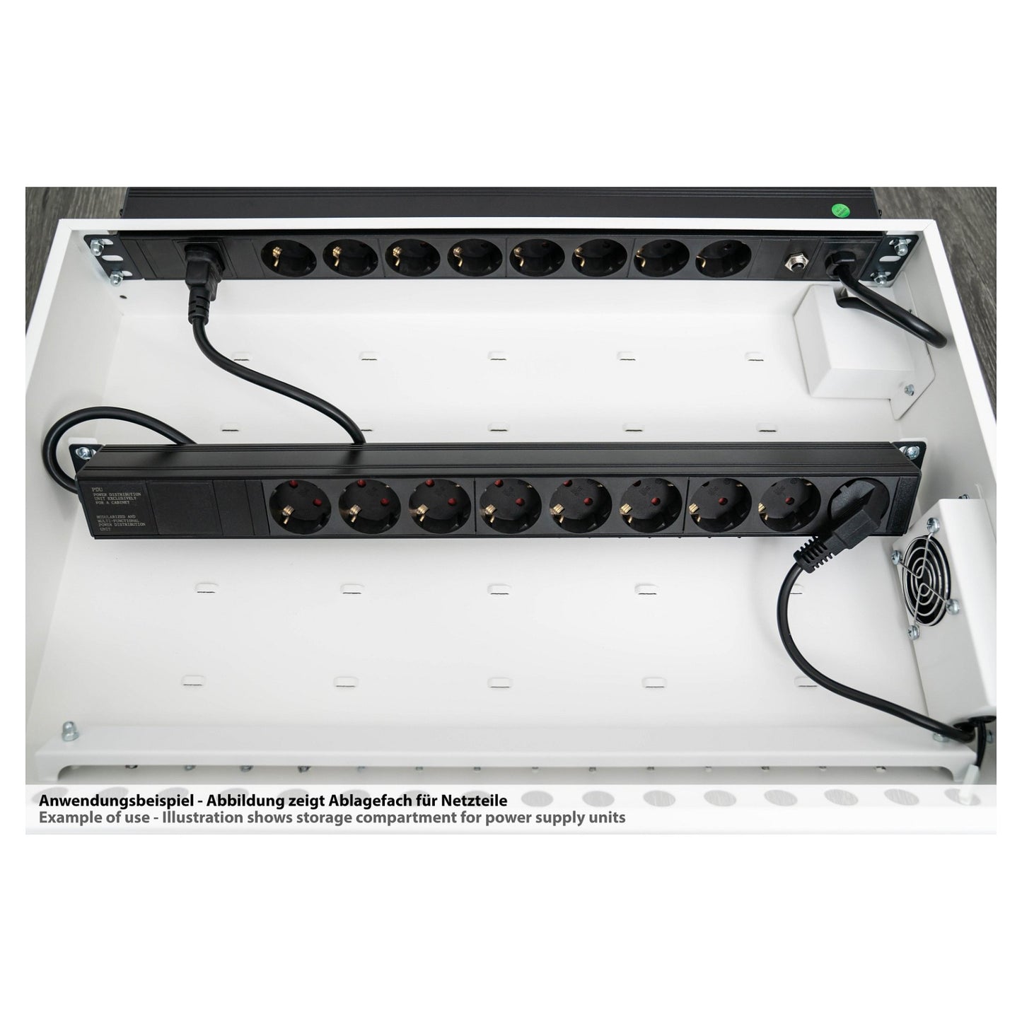 GoodConnections GEMMA N32 Notebook-Ladewagen Weiß/Blau