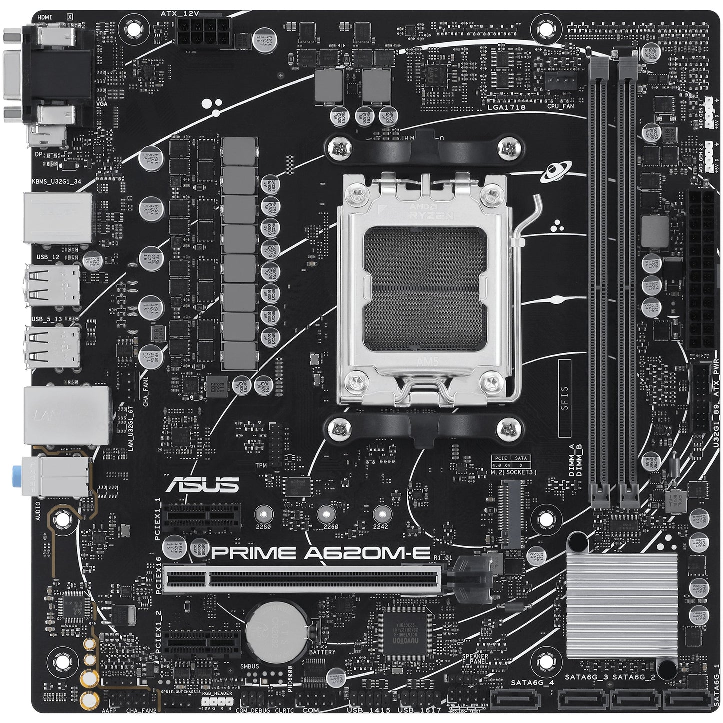 AM5 ASUS Prime A620M-E-CSM mATX