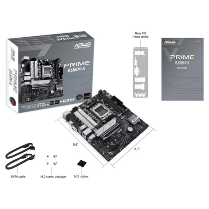 MB ASUS PRIME B650M-K (AMD.AM5.DDR5.mATX)