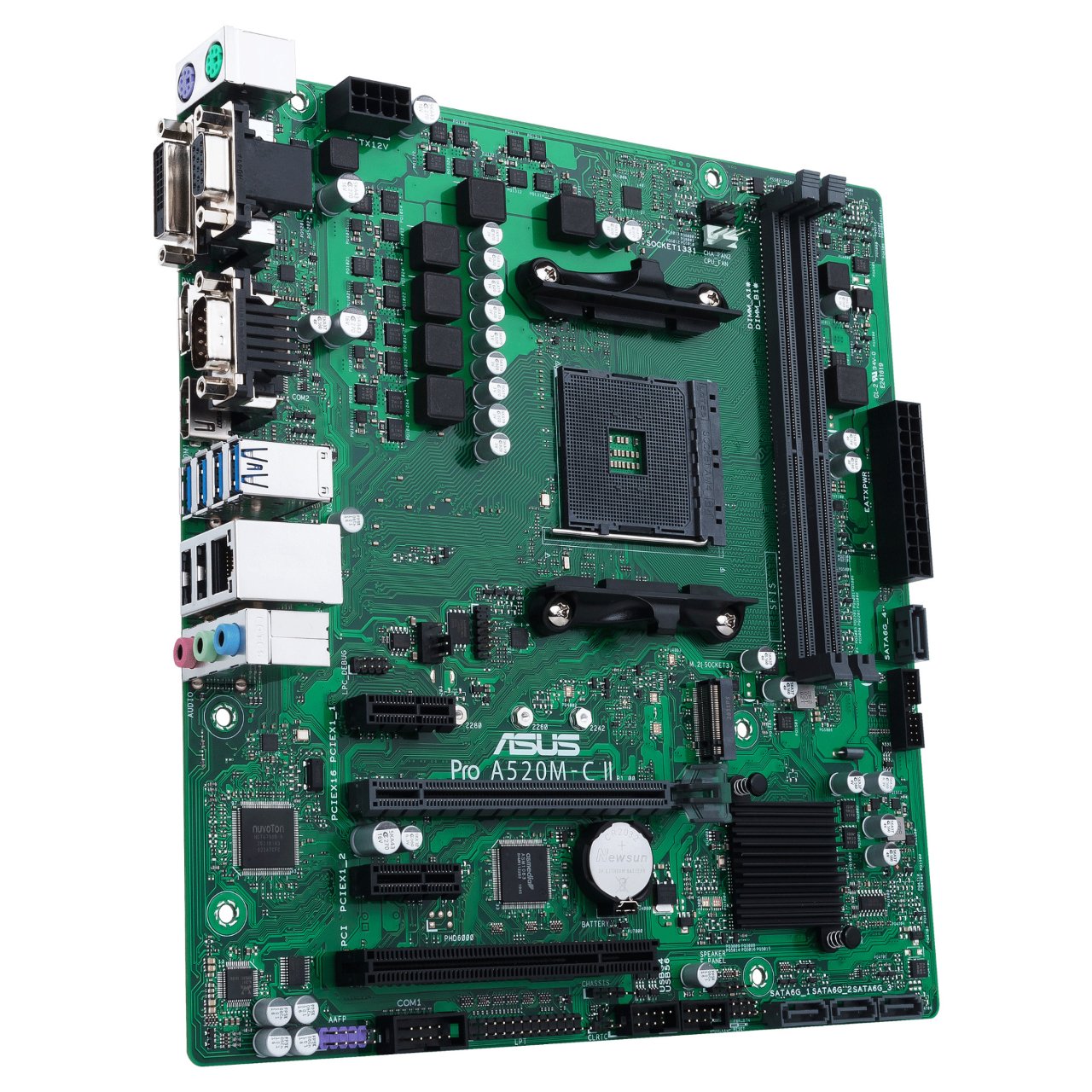 AM4 ASUS PRO A520M-C II/CSM mATX D4