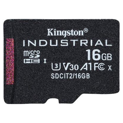 CARD 16GB Kingston Industrial microHC 100MB/s +Adapter