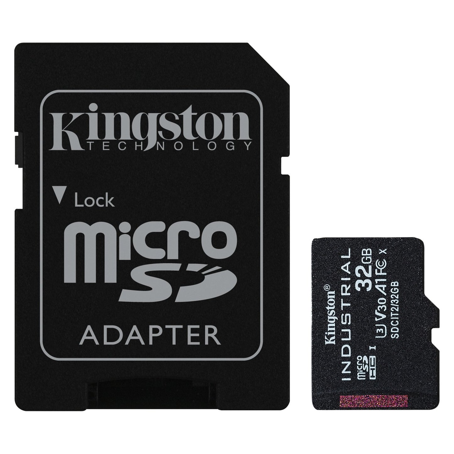 CARD 32GB Kingston Industrial microHC 100MB/s +Adapter