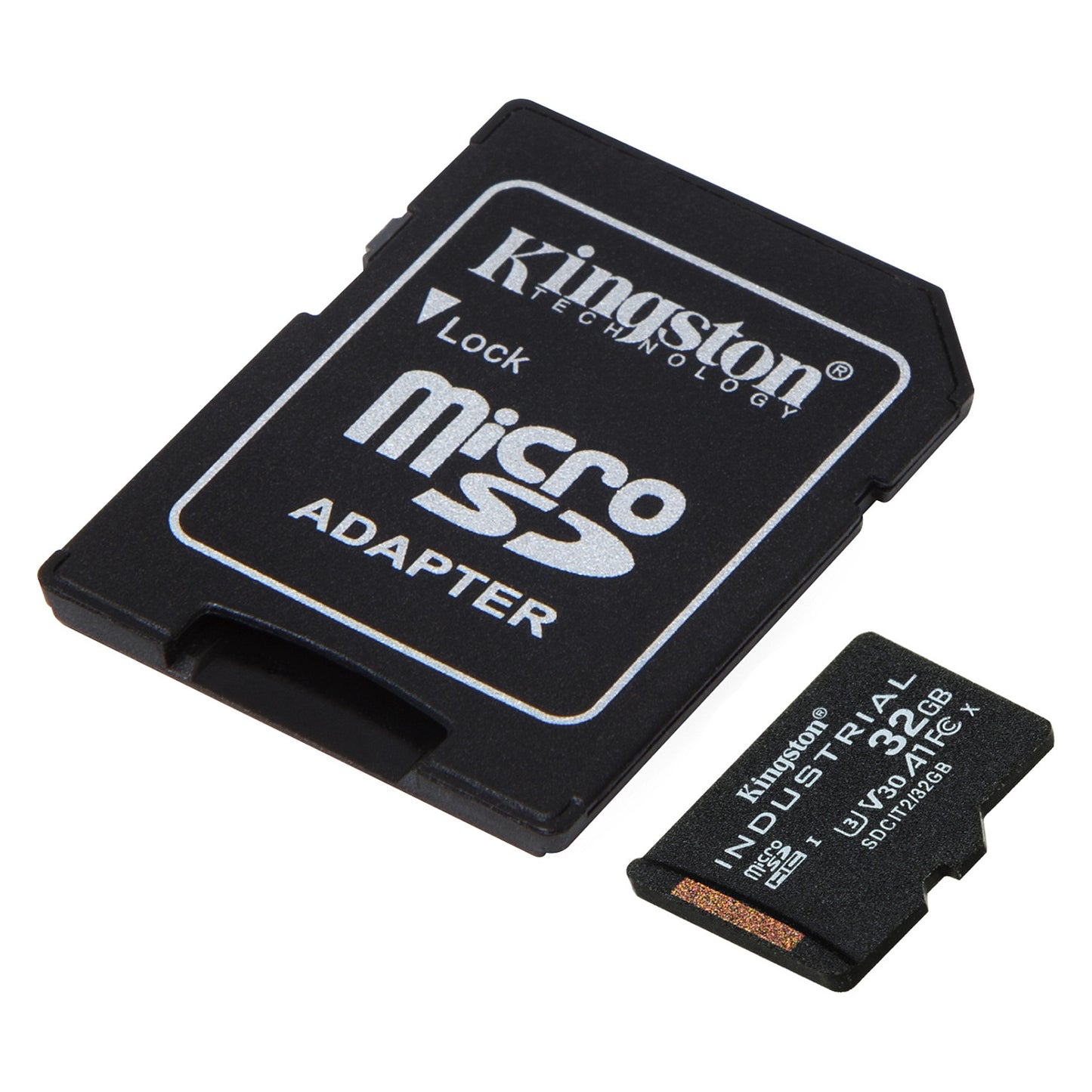 CARD 32GB Kingston Industrial microHC 100MB/s +Adapter