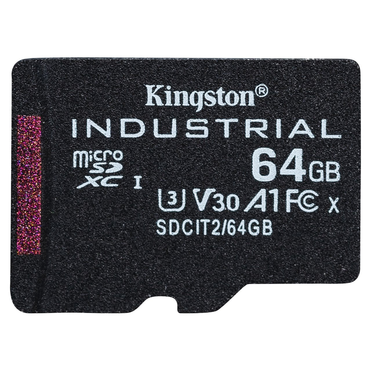 CARD 64GB Kingston Industrial microHC 100MB/s +Adapter
