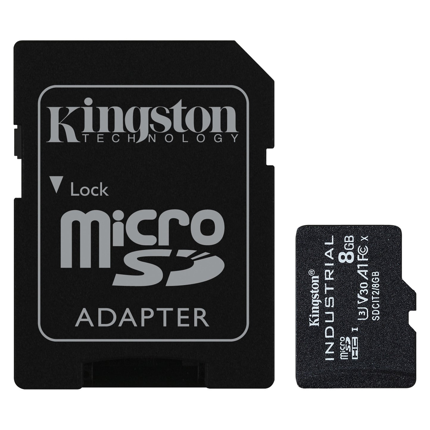 CARD 8GB Kingston Industrial MicroHC 100MB/s +Adapter