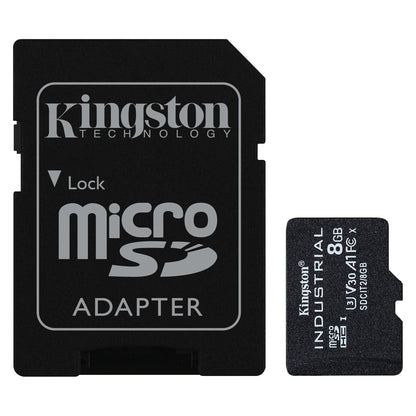 CARD 8GB Kingston Industrial MicroHC 100MB/s +Adapter