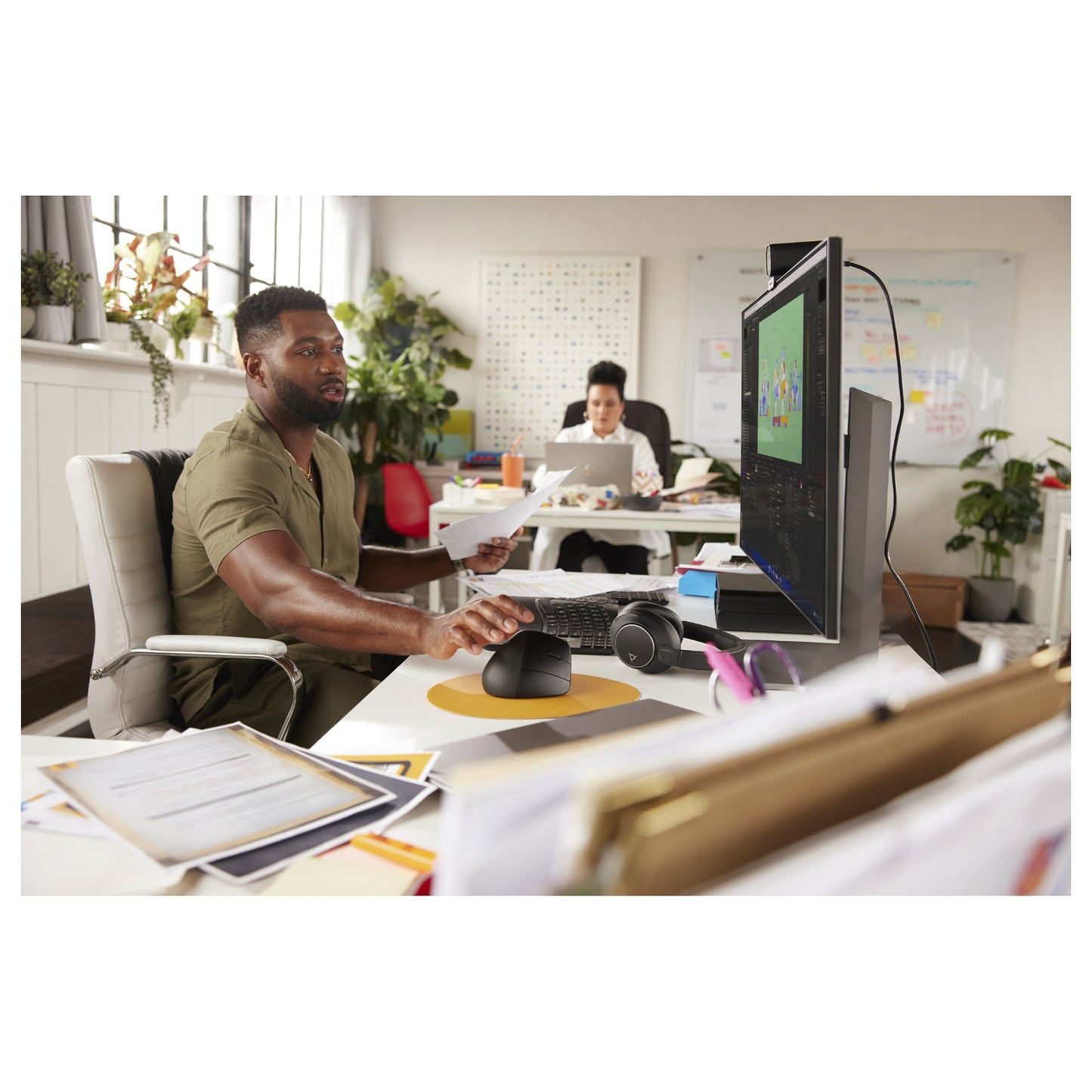 HP 925 Ergonomic Vertical Wireless Mouse