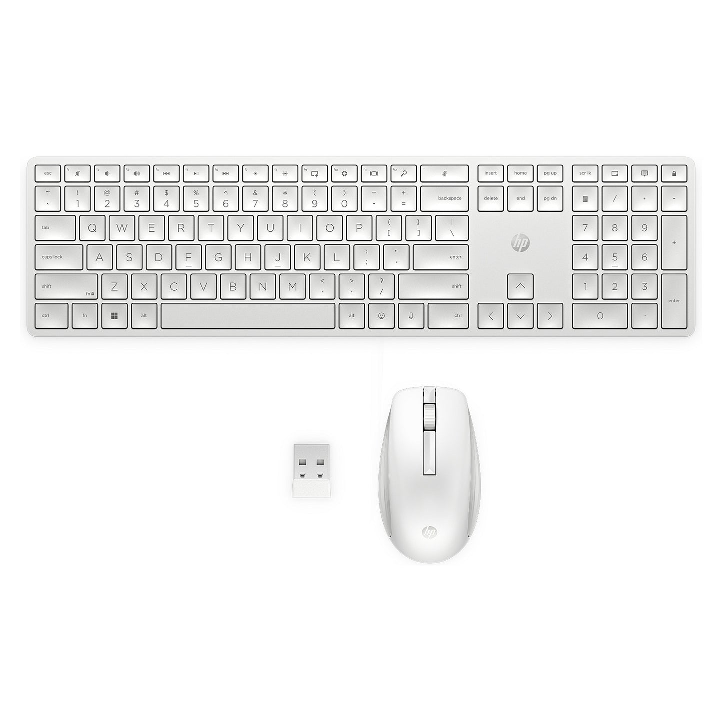 HP 655 Wireless Keyboard and Mouse Combo White (DE)