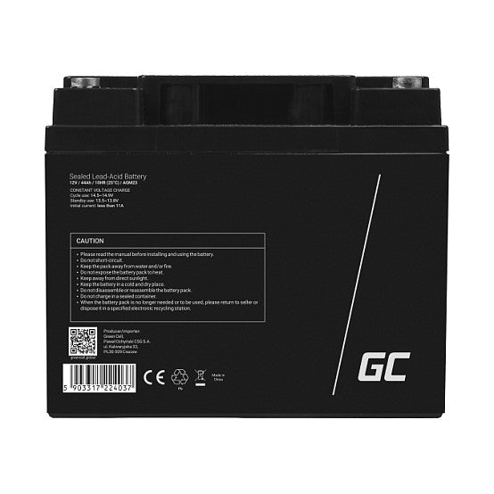 Green Cell USV-Akku Sealed Lead Acid 44Ah
