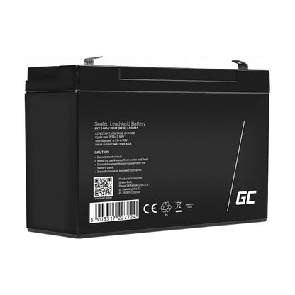Green Cell Ersatzbatterie AGM34 6V/14Ah