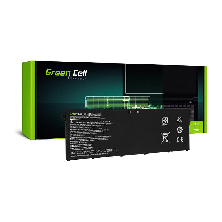 Green Cell Laptop Akku AC14B3K AC14B8K für Acer Aspire 5 / 15.2V 2100mAh