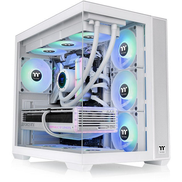 Midi Thermaltake View 380 TG ARGB Schneeweiß
