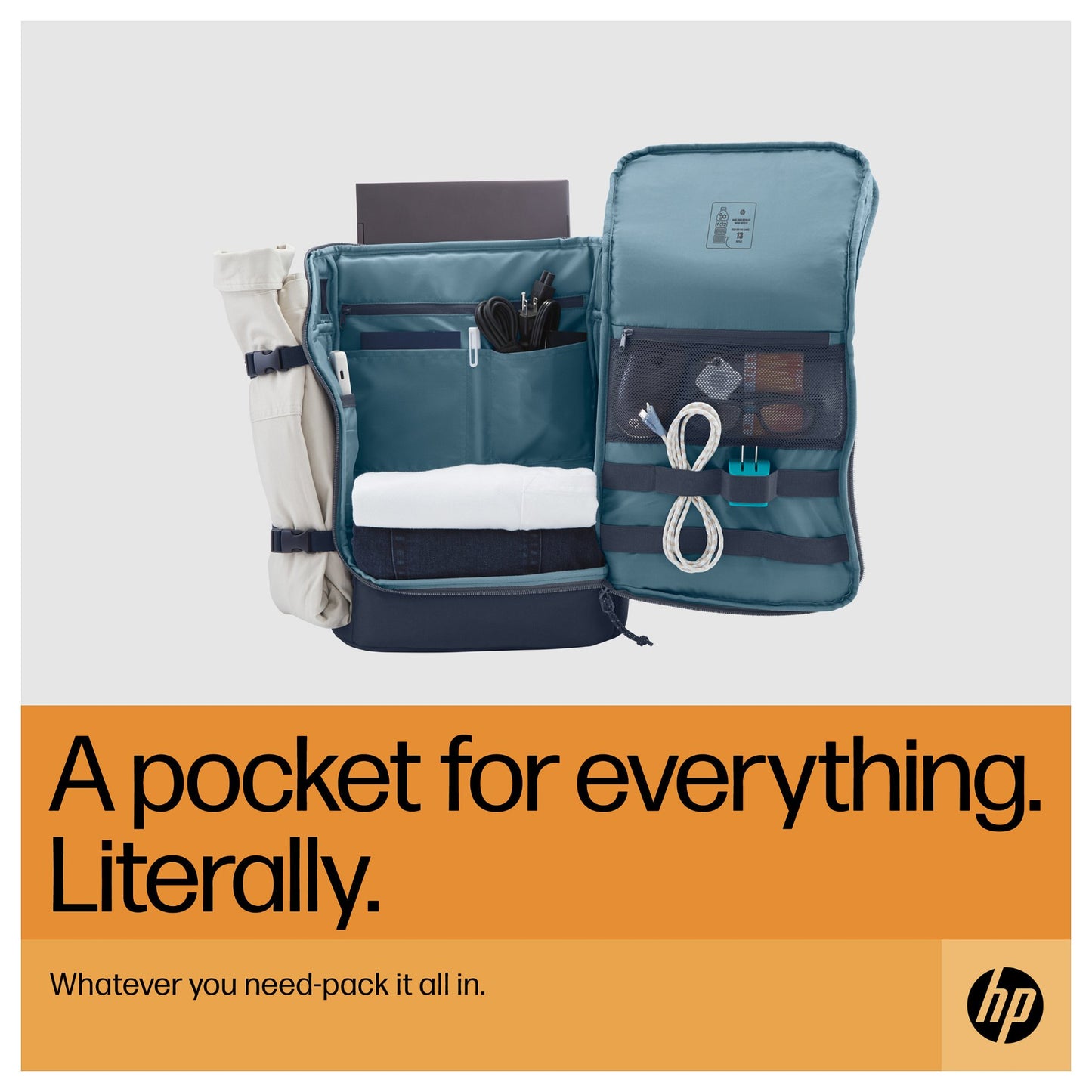 HP Travel 25 Liter 15.6inch Iron Grey Laptop Backpack