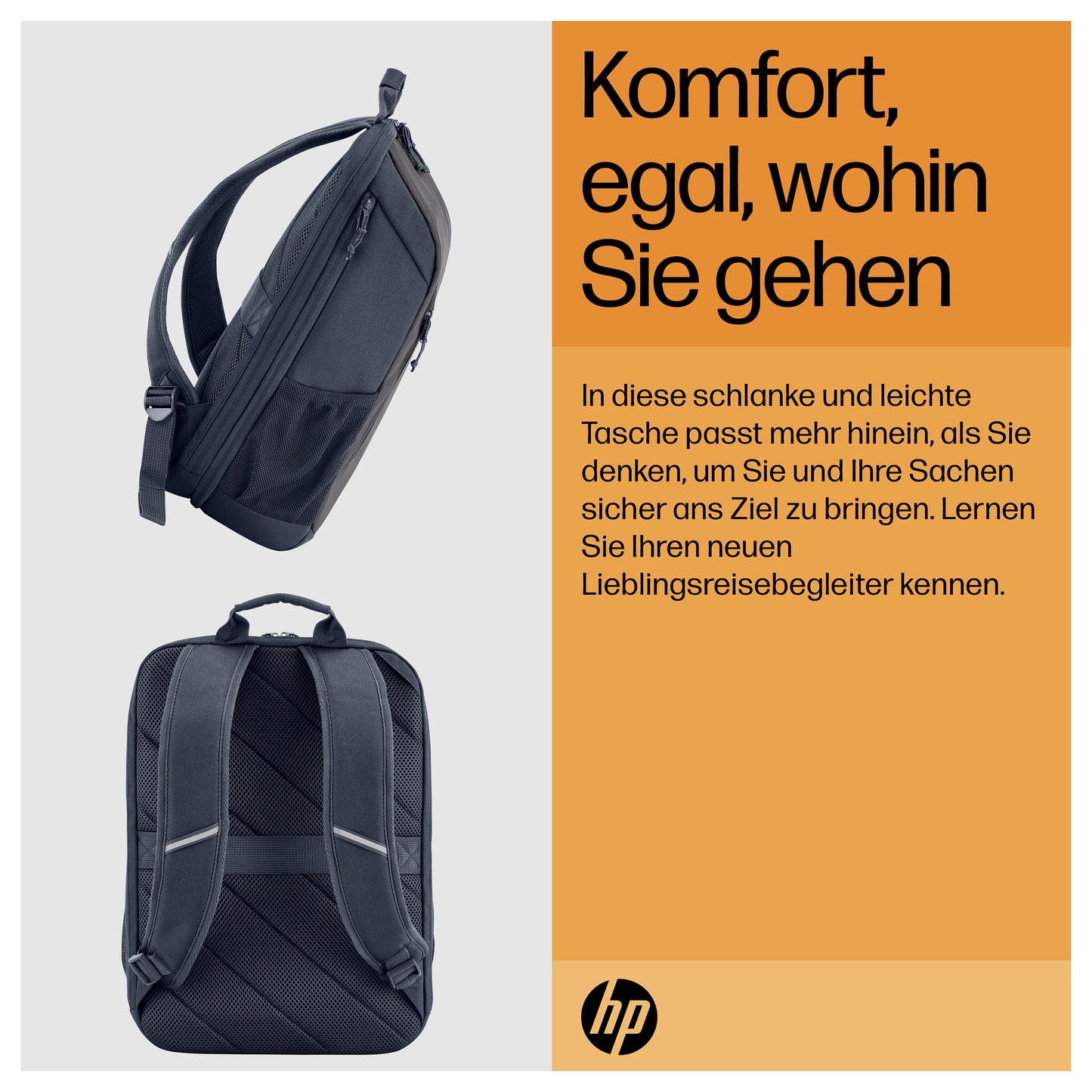 HP Travel 18 Liter 15.6inch Iron Grey Laptop Backpack
