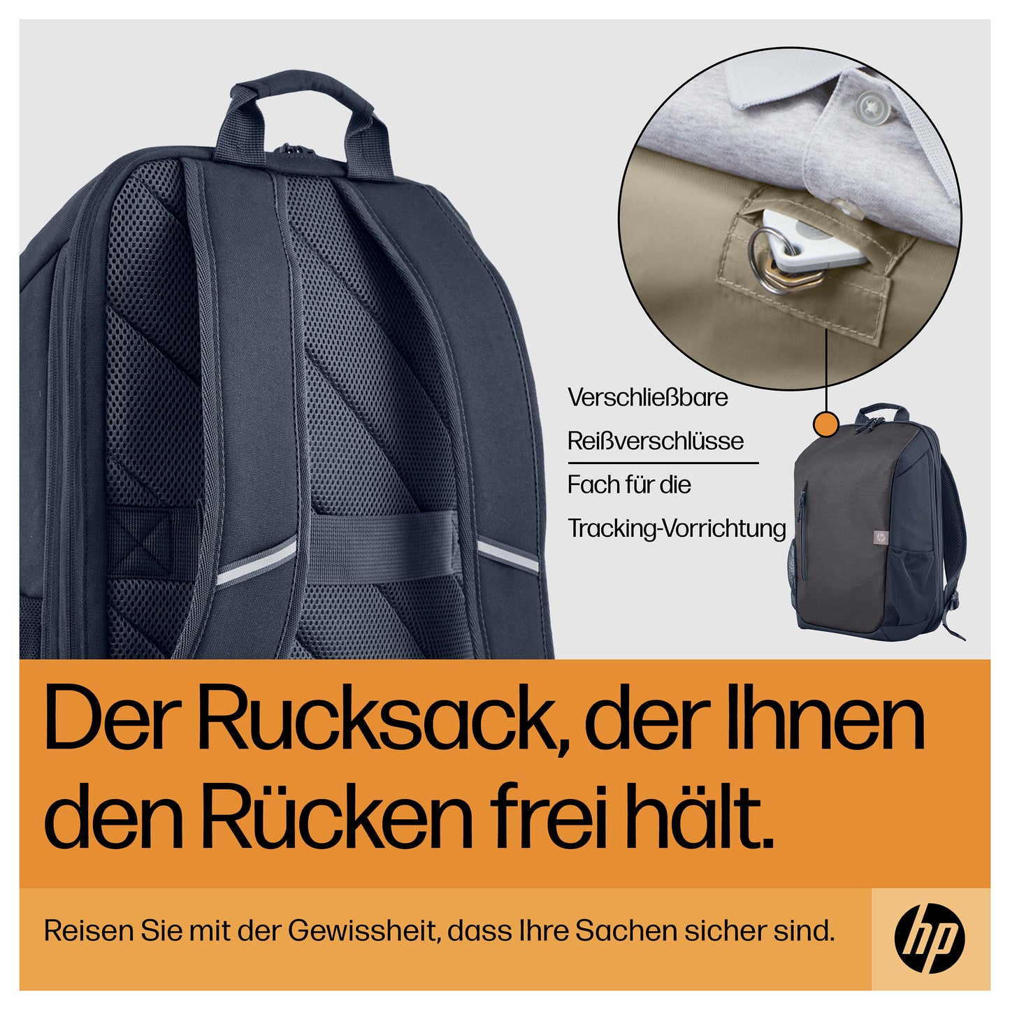 HP Travel 18 Liter 15.6inch Iron Grey Laptop Backpack