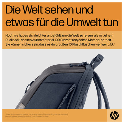 HP Travel 18 Liter 15.6inch Iron Grey Laptop Backpack
