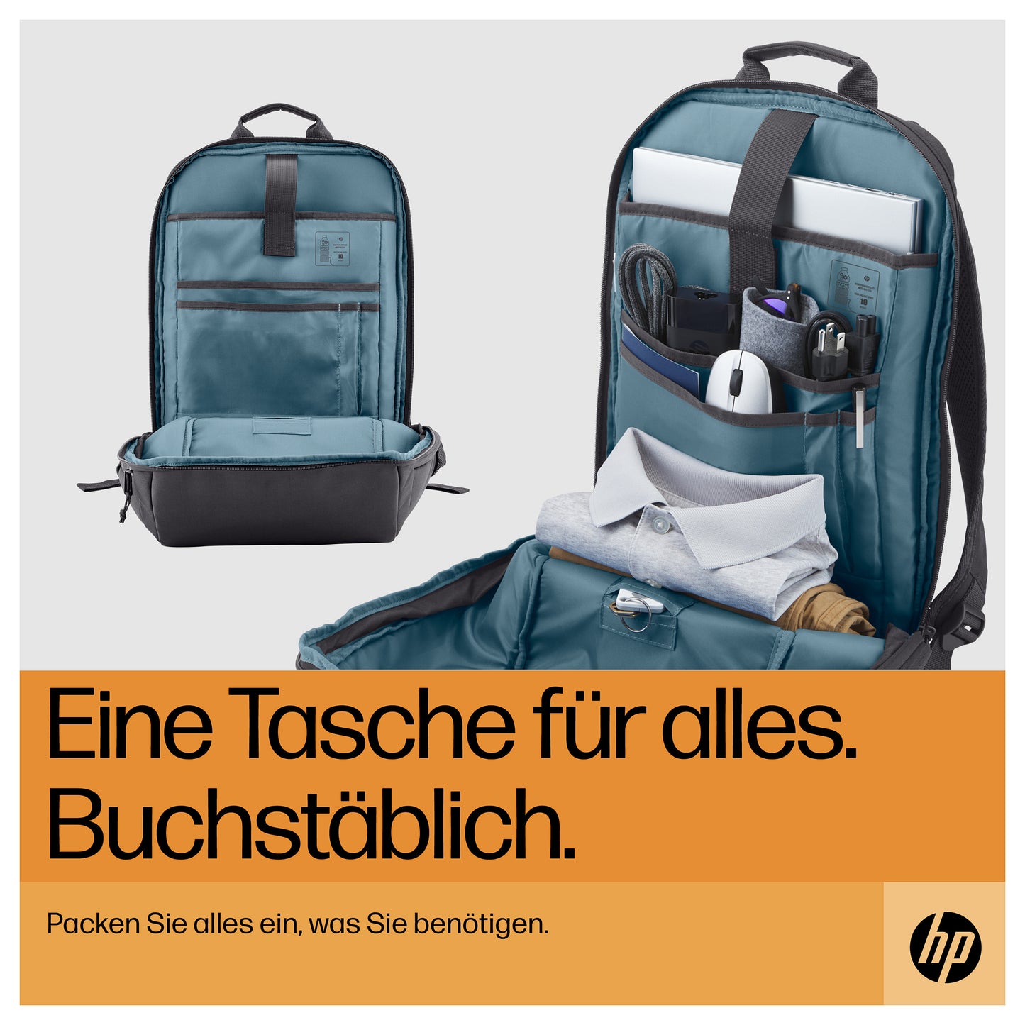 HP Travel 18 Liter 15.6inch Iron Grey Laptop Backpack