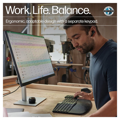 HP 965 BLK Ergonomic Wireless Keyboard