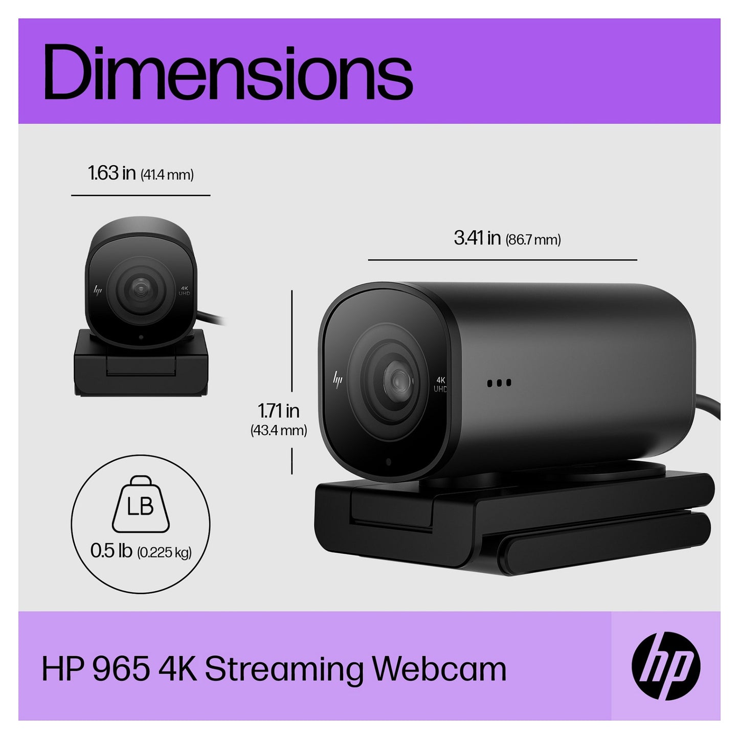 HP 325 FHD USB-A Webcam