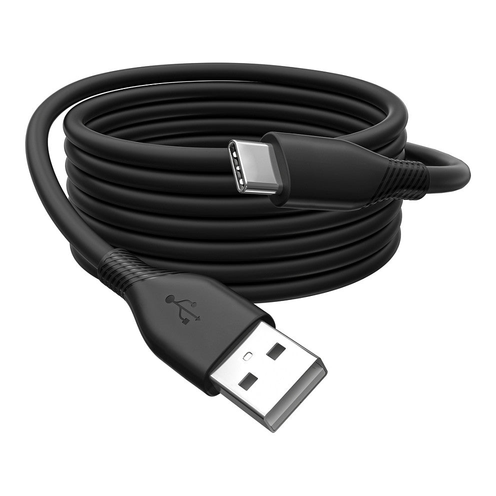 Digitus USB-A > USB-C 2.0 (ST-ST) 1m Ladekabel Silikon 60W Schwarz