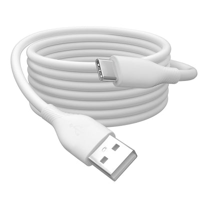 DIGITUS USB 2.0 Kabel Typ C -A Silikon St/St 2m weiß