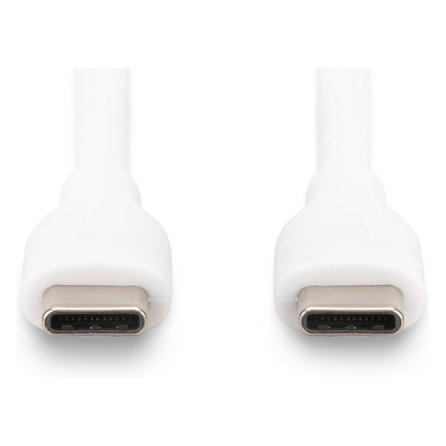DIGITUS USB 2.0 Kabel Typ C -C Silikon St/St 1m weiß